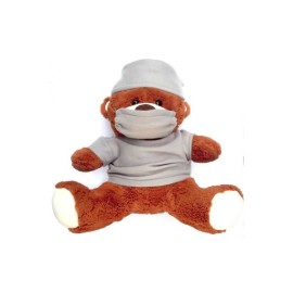 Oso de Peluche Quirúrgico Gris